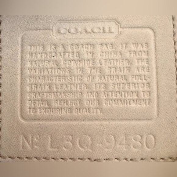 Coach Soho Vintage Cream Leather Shoulder And/or Crossbody Bag - Picture 9 of 9